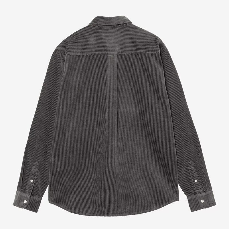 Camisa Carhartt WIP: LS Madison Cord Shirt (Graphite Graphite)