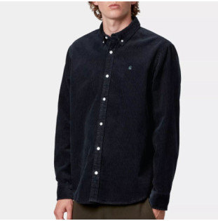 Camisa Carhartt WIP: LS Madison Cord Shirt (Dark Navy)