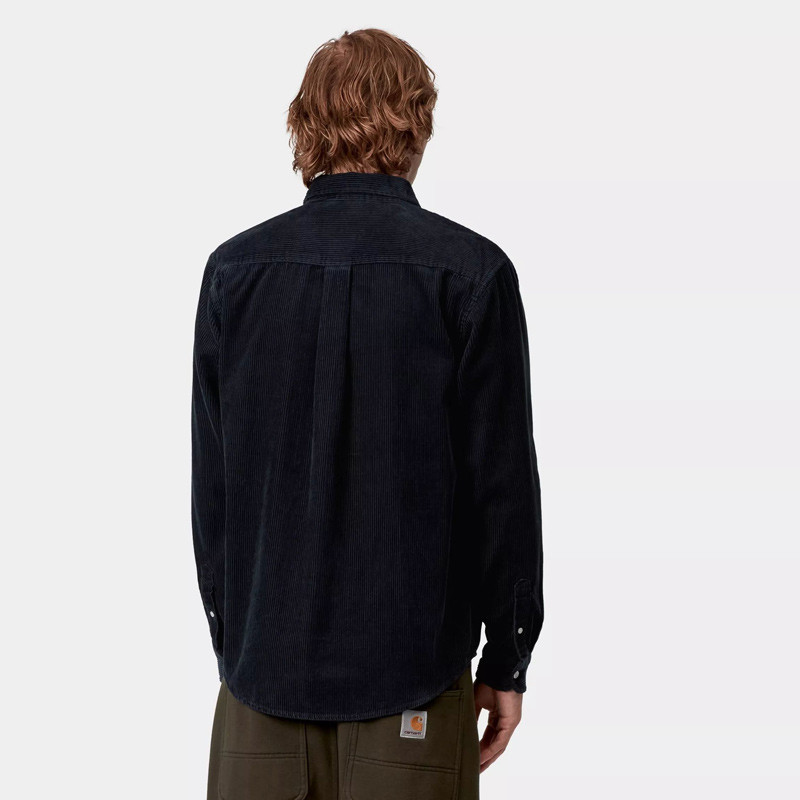 Camisa Carhartt WIP: LS Madison Cord Shirt (Dark Navy)