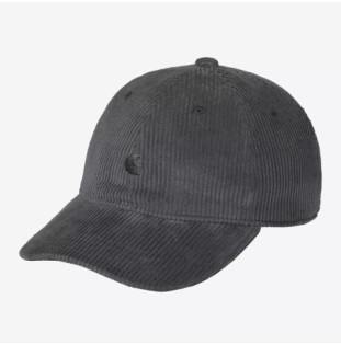 Gorra Carhartt WIP: Harlem Cap (Graphite Graphite)