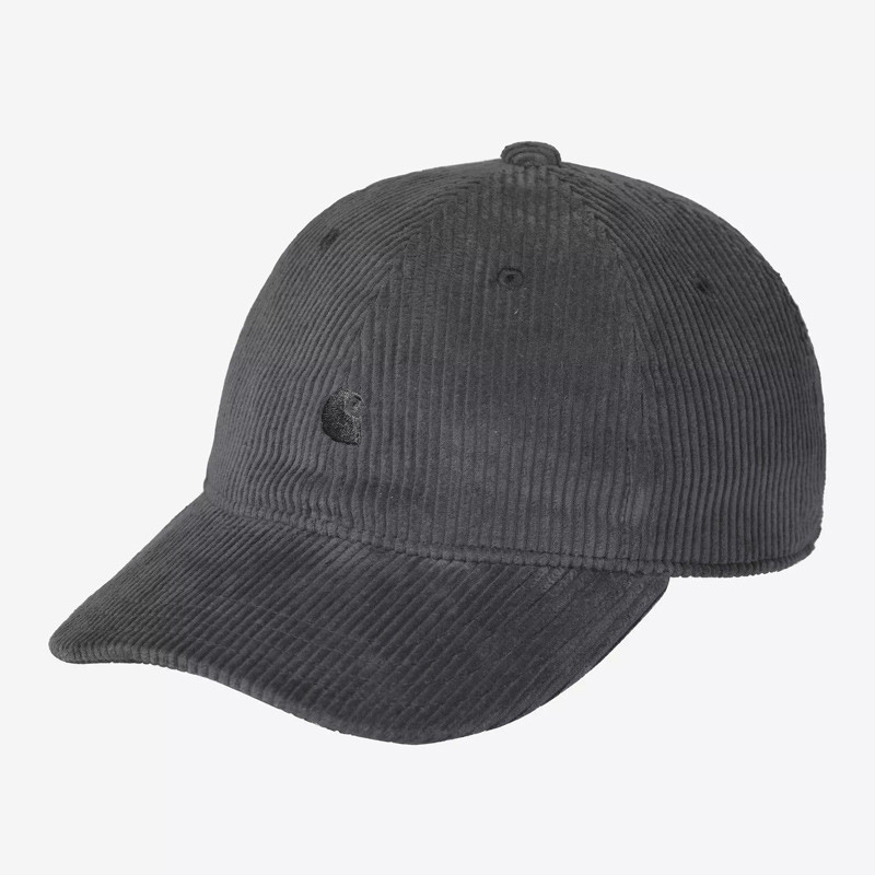 Gorra Carhartt WIP: Harlem Cap (Graphite Graphite)