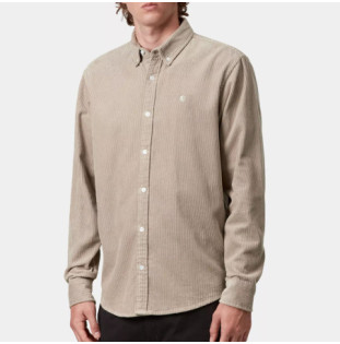 Camisa Carhartt WIP: LS Madison Cord Shirt (Wall Wall)