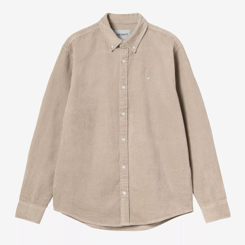 Camisa Carhartt WIP: LS Madison Cord Shirt (Wall Wall)