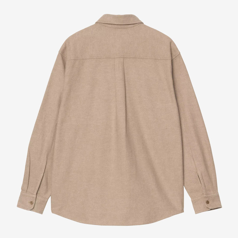 Camisa Carhartt WIP: LS Edgar Shirt (Peanut Wax)