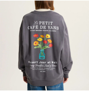 Sudadera Vans: Cafe Vans OS PO (Asphalt)