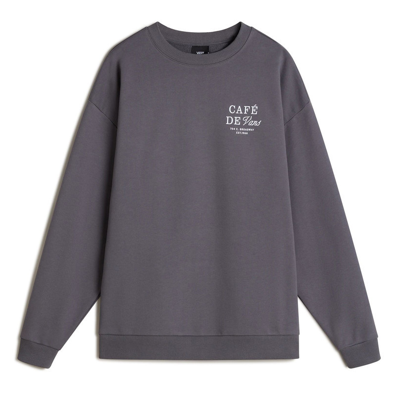 Sudadera Vans: Cafe Vans OS PO (Asphalt)