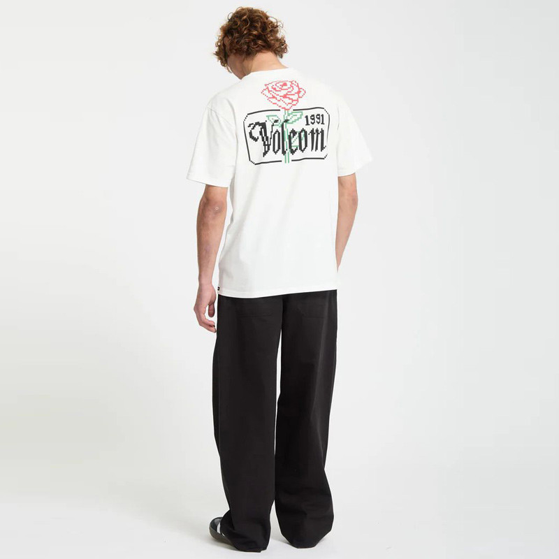Camiseta Volcom: Pleasantry Sst (Off White)
