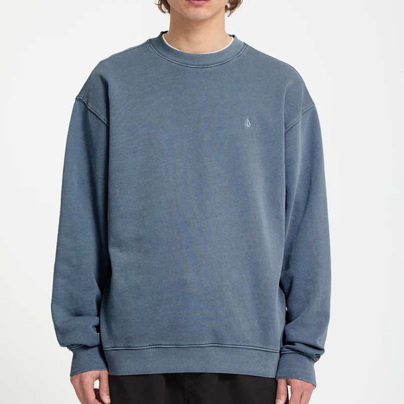 Sudadera Volcom: Single Stone Pw Crew (Blue Wash)