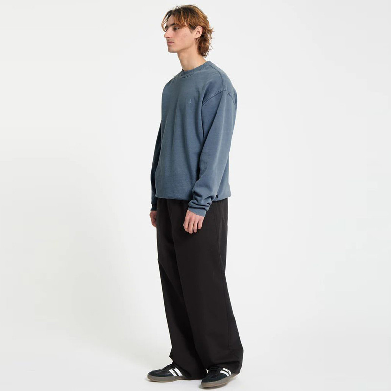 Sudadera Volcom: Single Stone Pw Crew (Blue Wash)