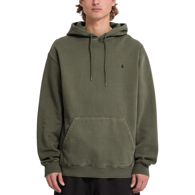 Sudadera Volcom: Single Stone Pw Po (Dark Olive)