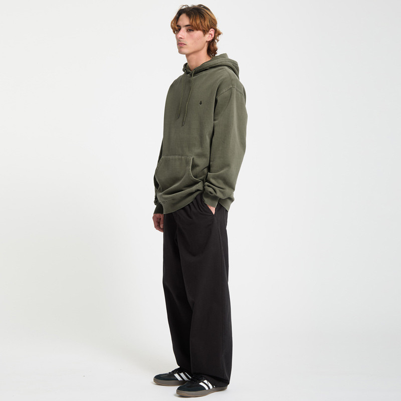 Sudadera Volcom: Single Stone Pw Po (Dark Olive)