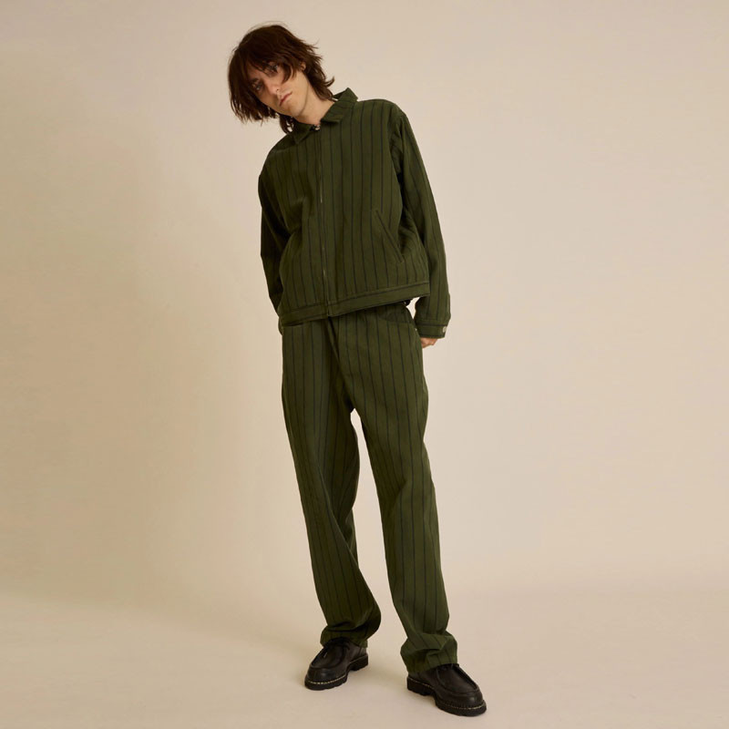 Chaqueta Obey: Obey Stripe Zip Up Jckt (Duffle Bag Mult)