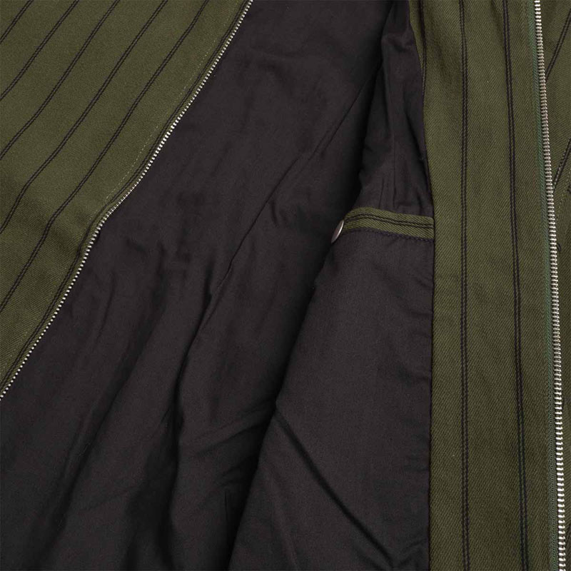 Chaqueta Obey: Obey Stripe Zip Up Jckt (Duffle Bag Mult)