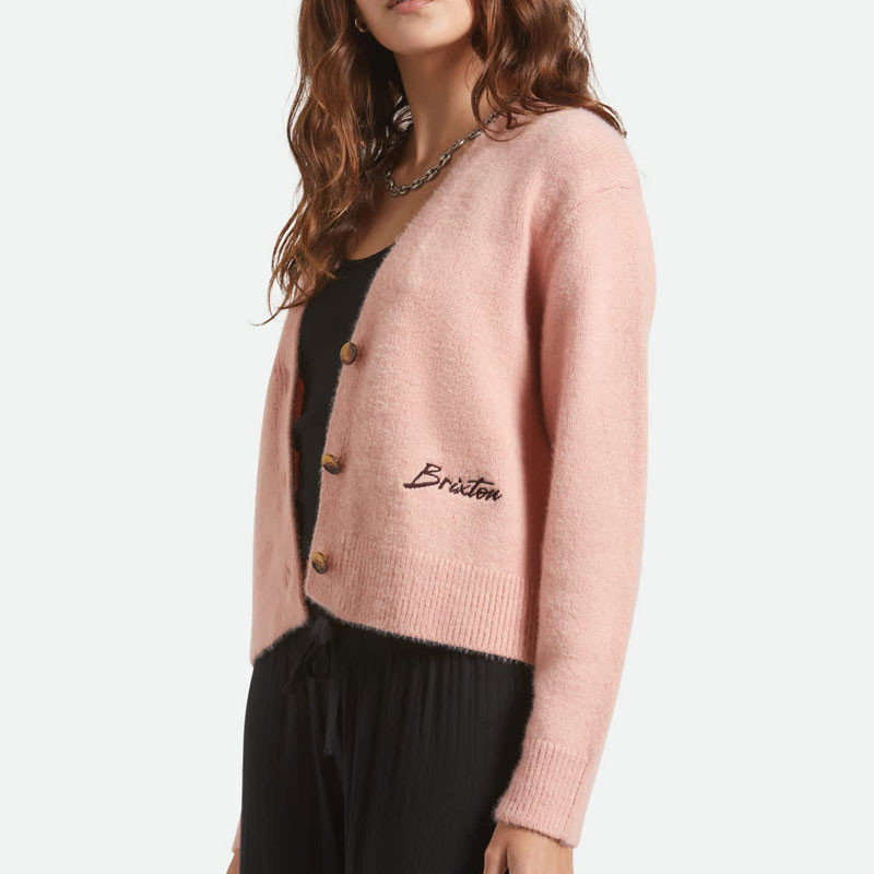 Jersey Brixton: Town Cardigan (Mellow Rose)
