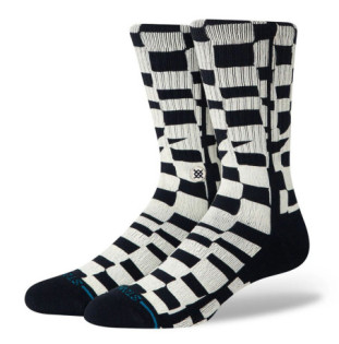 Calcetines Stance: Wave Check Crew (Black)