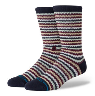 Calcetines Stance: Chiclets Waffle Knit Crew (Navy)