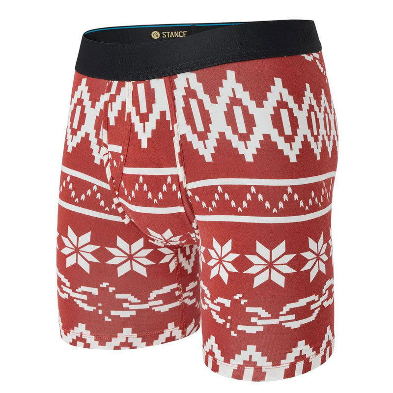 Boxer Stance: Break The Season Boxer Brief (Red)