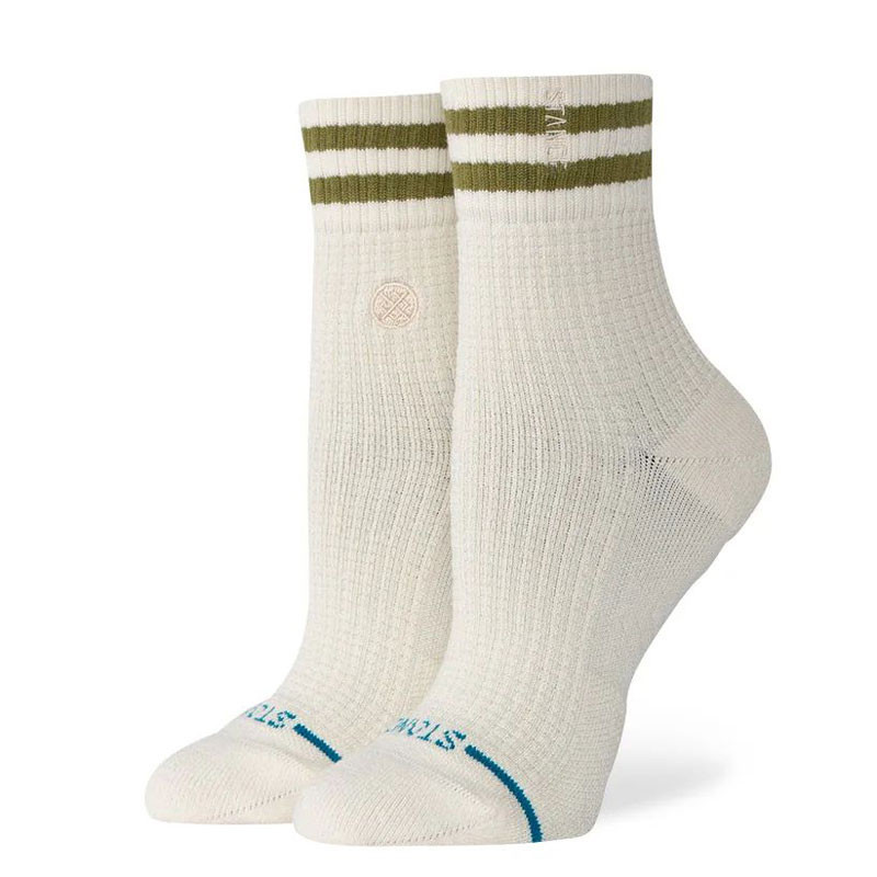 Calcetines Stance: Waffles N Butterv Qtr (Ivory)