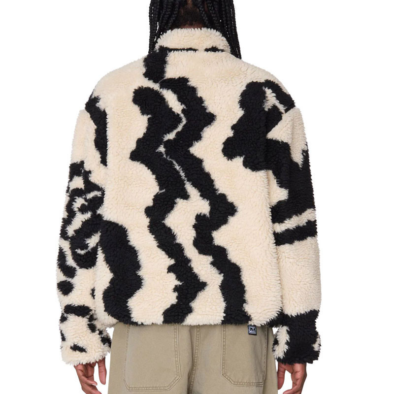 Chaqueta Obey: Obey Shaggy Sherpa Jacket (Clay Multi)