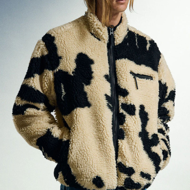 Chaqueta Obey: Obey Shaggy Sherpa Jacket (Clay Multi)