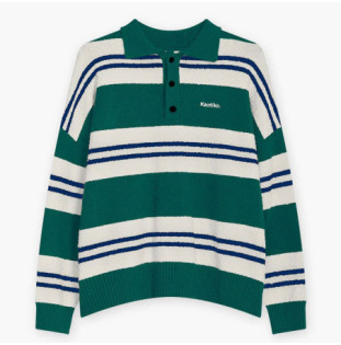 Jersey Kaotiko: Sweater Polo Kaotiko Stripes (Green Navy)