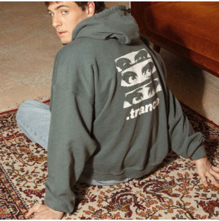 Sudadera Kaotiko: Sud Ca Washed Trance (Green)