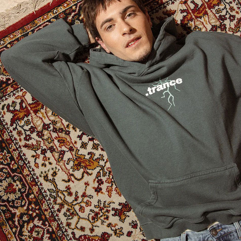 Sudadera Kaotiko: Sud Ca Washed Trance (Green)