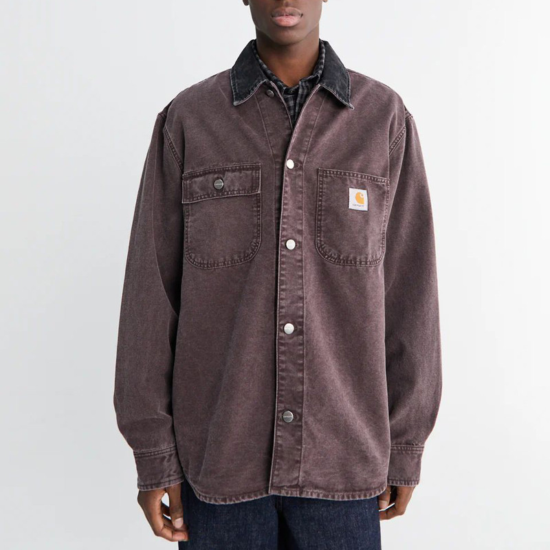 Chaqueta Carhartt WIP: Mitch Shirt Jacket (Palisander Black)