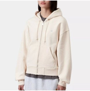 Sudadera Carhartt WIP: W Hooded Casey Jacket (Natural Silver)