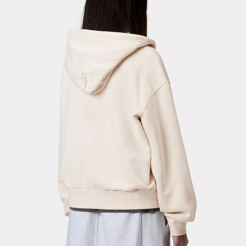 Sudadera Carhartt WIP: W Hooded Casey Jacket (Natural Silver)