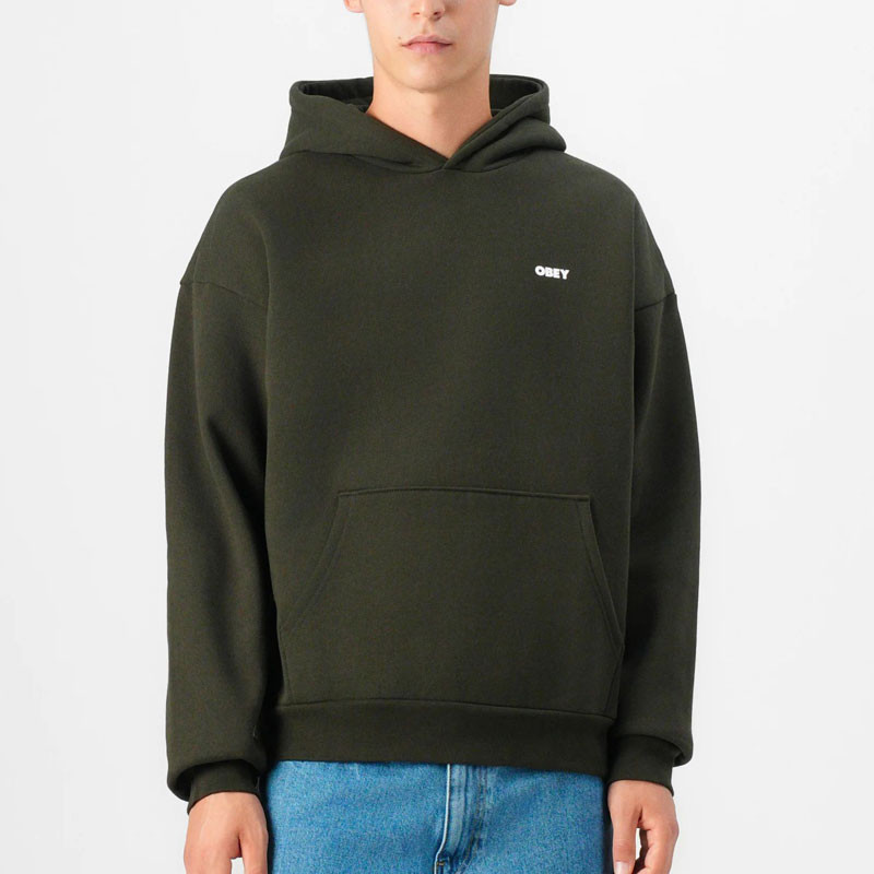 Sudadera Obey: Bold Icon Extra Heavy Hood (Rosin)