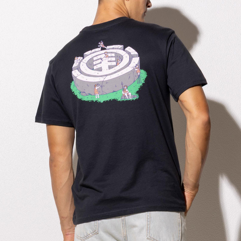 Camiseta Element: Stone Age (Off Black)