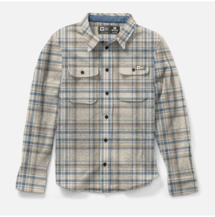 Camisa Salty Crew: Swellter Polar Flannel Shirt (Birch)
