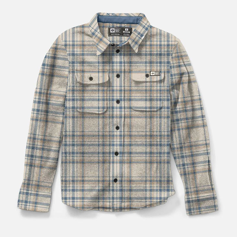 Camisa Salty Crew: Swellter Polar Flannel Shirt (Birch)