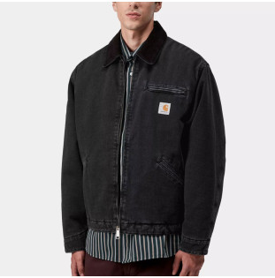 Chaqueta Carhartt WIP: OG Detroit Jacket (Black Black Stone Wsh)