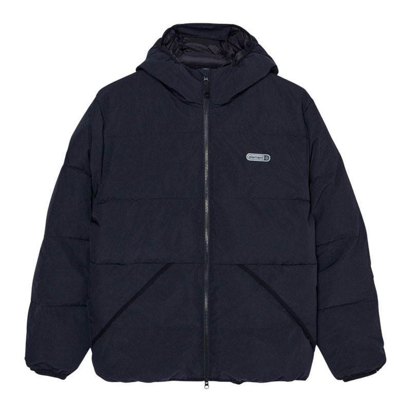 Chaqueta Element: Hooded Puffer (Flint Black)