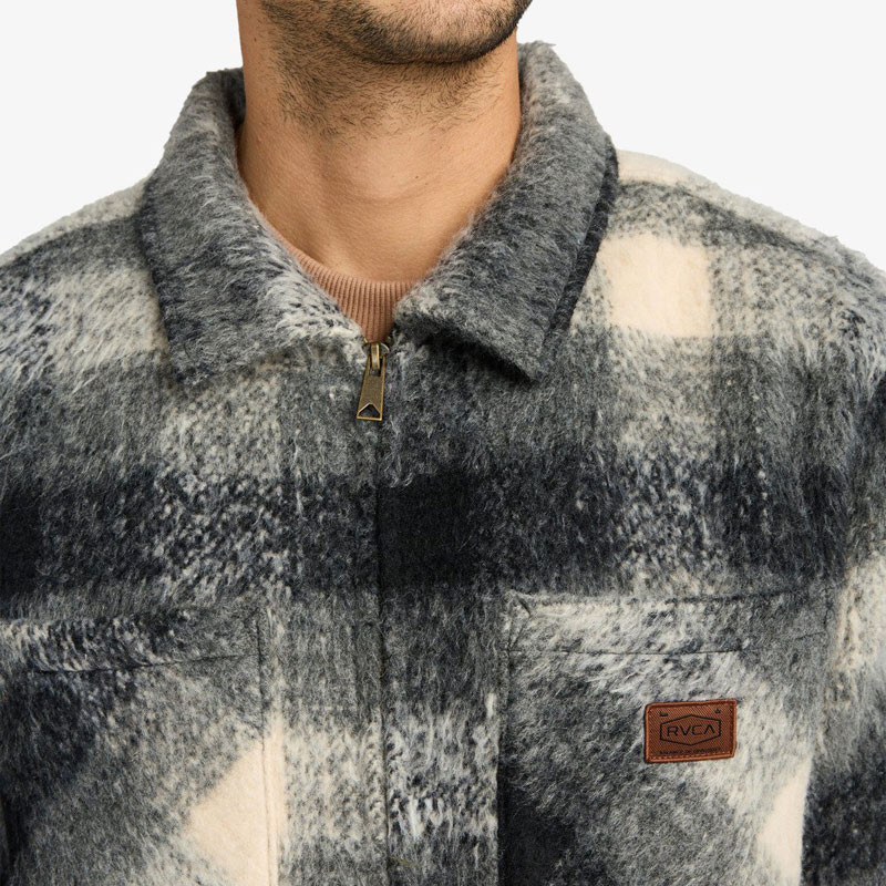 Chaqueta RVCA: Dayshift Zip (Black)