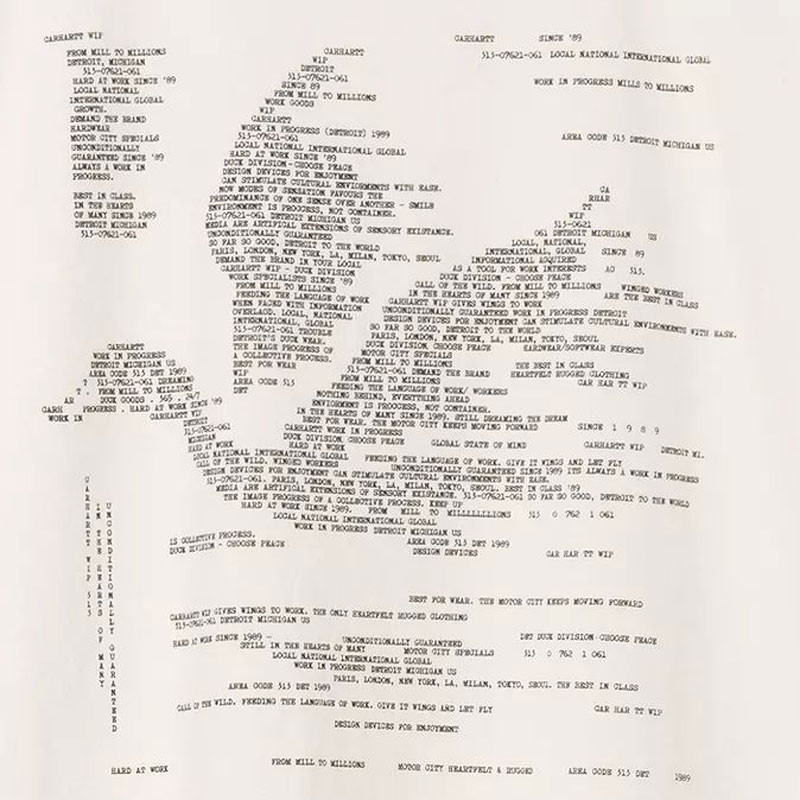 Camiseta Carhartt WIP: SS Punched T-Shirt (Wax)