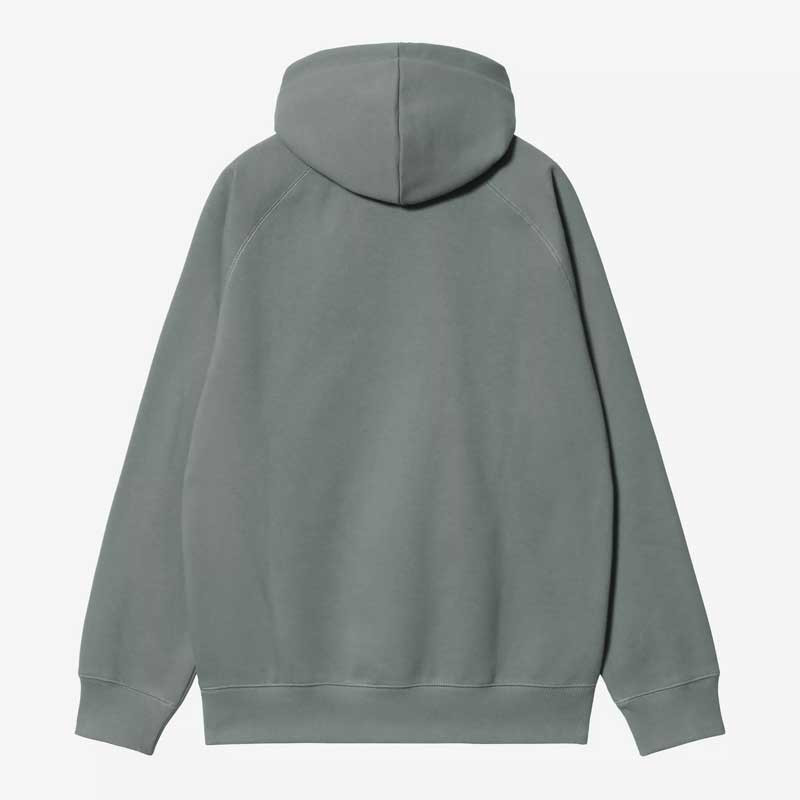 Sudadera Carhartt WIP: Hooded Chase Sweat (Velvet Green Gold)