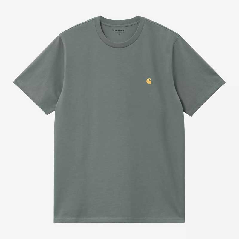 Camiseta Carhartt WIP: SS Chase T-Shirt (Velvet Green Gold)