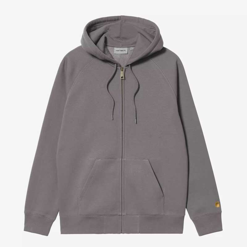 Sudadera Carhartt WIP: Hooded Chase Jacket (Porphyry Gold)