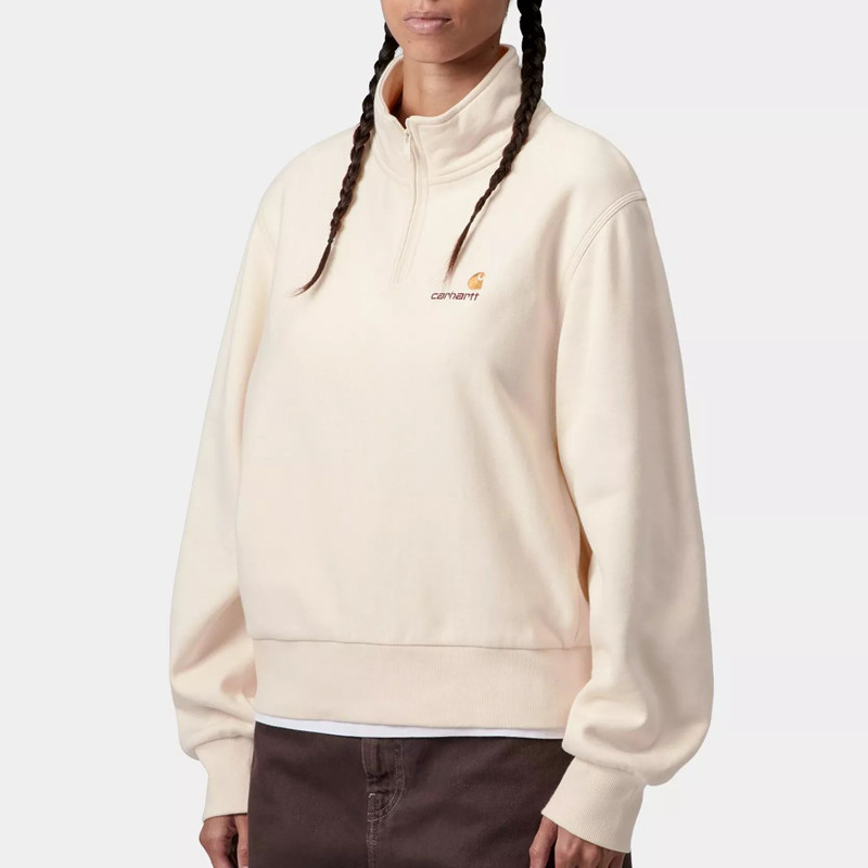 Sudadera Carhartt WIP: W American Scr High Neck Swt (Natural)
