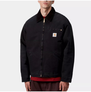 Chaqueta Carhartt WIP: OG Detroit Jacket (Black Black Stone Cnvs)