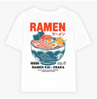 Camiseta Kaotiko: MC Ramen Osaka (White)