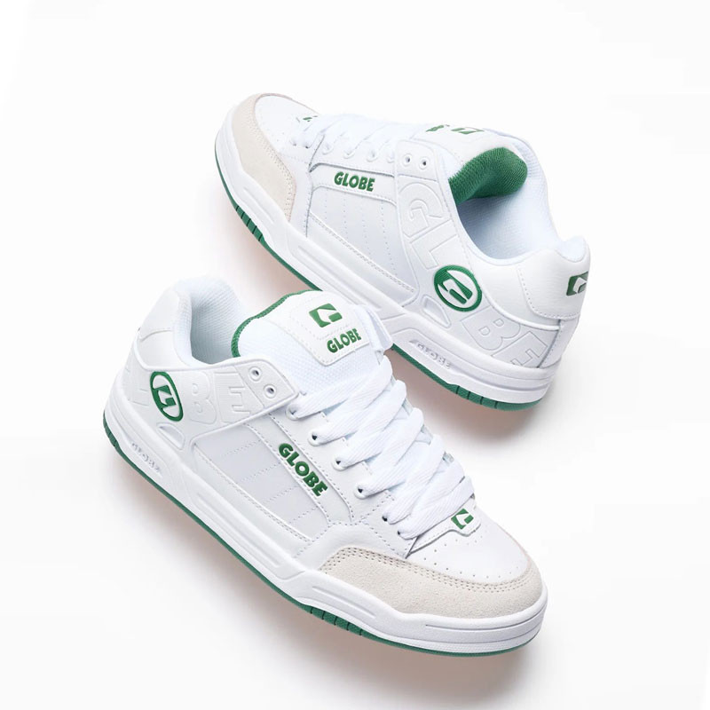 Zapatillas Globe: Tilt (White Green)