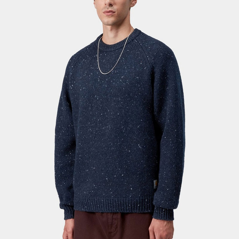 Jersey Carhartt WIP: Anglistic Sweater (Speckled Jupiter)