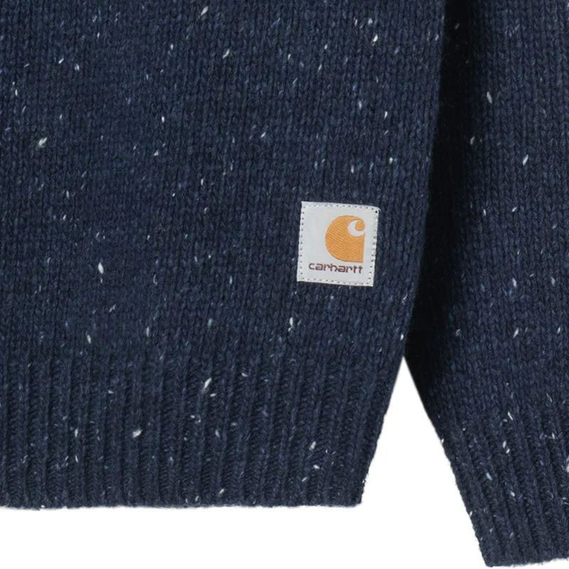 Jersey Carhartt WIP: Anglistic Sweater (Speckled Jupiter)