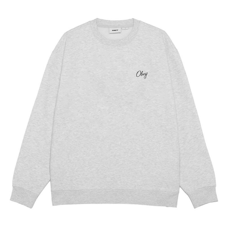 Sudadera Obey: Obey Paper Rose (Heather Grey)