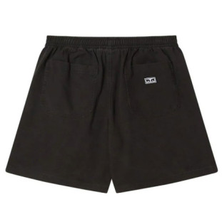 Bermuda Obey: Theo Easy Short (Black Faded Wash)