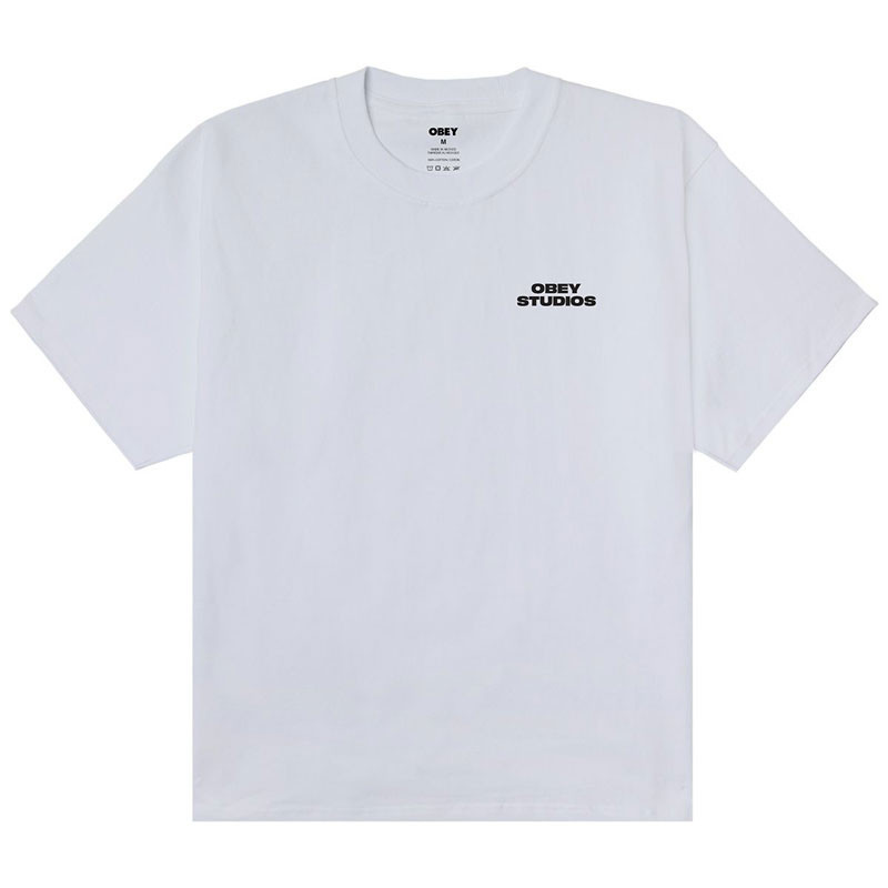 Camiseta Obey: Obey Sky Face (White)